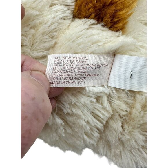 Dan Dee Collectors Choice Plush Dog Shaggy Haired With Eye Patch Stuffed Animal - Picture 7 of 7